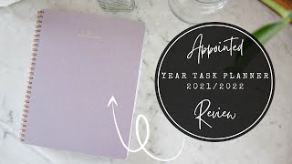 Appointed Year Task Planner Review With Pen Test 20212022 Edition [upl. by Eunice]