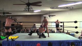 EWF  Friar Juan and Archimedes vs Baby Bull and Chris Bryant [upl. by Mitzie535]