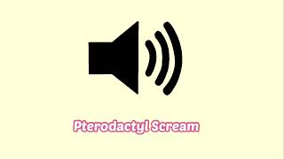 Pterodactyl Scream Sound Effect [upl. by Nylednarb416]