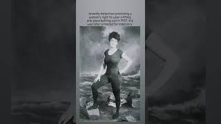 Annette Kellerman promoting a woman’s right to wear a fitted onepiece bathing suit in 1907 [upl. by Zirtaeb]