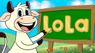 Aprende Con la Vaca Lola  Canciones infantiles  La Vaca Lola [upl. by Aneleh]