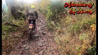 2 Green Laners drag each others bikes around Monmouthshire [upl. by Jacobsen]