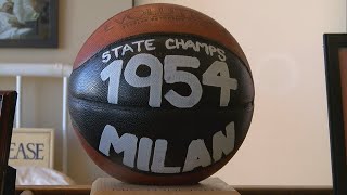 Milan Indiana quotHoosiersquot Movie Museum for 1954 High School State Basketball Champions [upl. by Adierf]