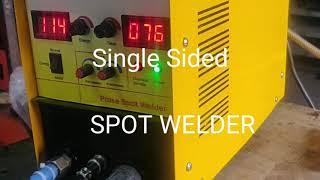 Singlesided Spot welder [upl. by Ennairod]