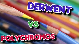 Which Colored Pencils are BEST Polychromos VS Derwent Lightfast [upl. by Edlihtam]