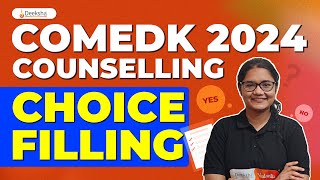 COMEDK 2024 Counselling  Step by Step Choice Filling [upl. by Gilbye]