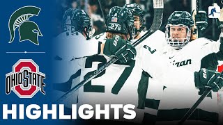 Michigan State vs Ohio State  NCAA College Hockey  Highlights  November 08 2024 [upl. by Arit]