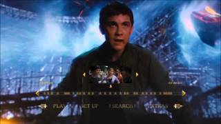 Percy Jackson Sea of Monsters 2013 Blu ray Menu Preview [upl. by Atteuqahc]