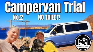 We tried out a CAMPERVAN with NO TOILET  How did our trip go [upl. by Anayhd]