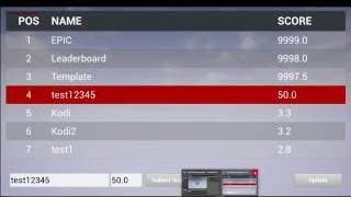 Free ue4 Online Leader board Tutorial [upl. by Burrton977]