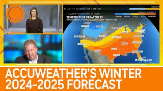 NEW AccuWeathers 20242025 US Winter Forecast [upl. by Tedi976]