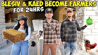 WE BECAME FARMERS FOR 24 HRS ft KAED [upl. by Senn]