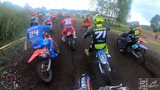 Motorcross MCLB Wachtebeke 20240707 Nieuwelingen B reeks 2 [upl. by Kuehnel]