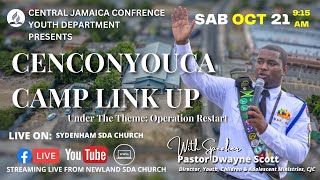 Sab Oct 21 2023  Cenconyouca Camp Link Up  Pastor Dwayne Scott  Sydenham SDA Online Church [upl. by Aninnaig]