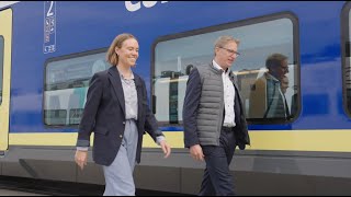 Alstoms Coradia Max regional train for LNVG at InnoTrans 2024 [upl. by Suivat]