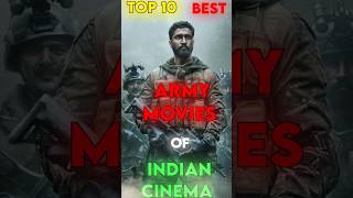 👉🏻Top 10 best 🪖Army movies of Indian Cinema ✴️shorts movie army armylover top10 [upl. by Kralc]