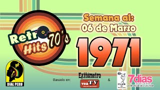 Retro Hits 500 Ranking Peru al 06031971 [upl. by Adyaj941]