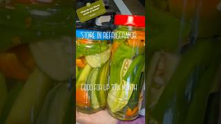 Peter Piper’s PICKLED PEPPERS amp more😁🥒🫑organicfood shorts [upl. by Hsiwhem]