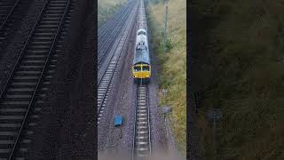 Gbrf 6E57 passing through Huntingdon 130924  Renwick Road Biffa Gbrf to Doncaster Down Decoy [upl. by Aniham]