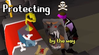 Protecting My Iron Man From The Wilderness Hijackers OSRS [upl. by Mimajneb]