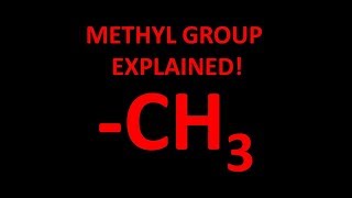 Methyl functional group explained [upl. by Nimrak]