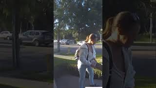 Girl Caught Stealing Package from Doorstep Caught on Camera [upl. by Eirrehs]