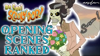 Be Cool ScoobyDoo  All Opening Scenes Ranked  Season 1  HQ [upl. by Etnahs]