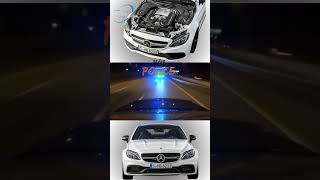 AMG C63 VS POLICE sieuxe shortvideo [upl. by Hope687]