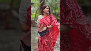 1 Minute Predraped Cotton Sarees🥻 Myntra Haul [upl. by Ocin929]