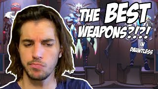 BEST WEAPONS IN DAUNTLESS 2024  Best Weapons To PowerSurge And Level Up In Dauntless 2024 [upl. by Junko]