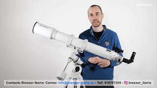 Como usarque ver con Telescopio refractor 1021000 EQ3 BRESSER accesorios observación planetaria [upl. by Freed]