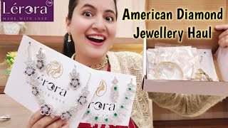 Wedding Special AD Stone Jewellery  Bridal Jewellery  Wedding Jewellery Haul Ft Lerora [upl. by Eelam509]