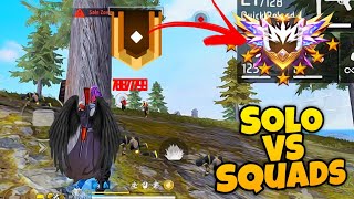 br mobile gameplay ff rank solo vs squad freefire [upl. by Laumas94]