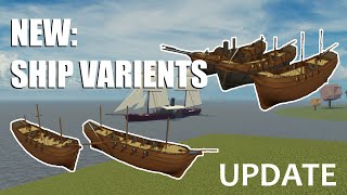 UPDATE New Ship Varients  Tradelands [upl. by Hseyaj161]