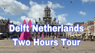 Delft Netherlands  Two Hours Tours tours delft travel [upl. by Ehtyaf]