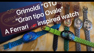 A unique watch the Grimoldi GTO inspired by a Ferrari 🏎 full review [upl. by Ahsemat]