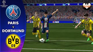 PES 6 Firebird Patch 23  Paris v Dortmund  UEFA Champions League 202324  Full Match Gameplay [upl. by Tim]