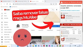 Como remover falsas mensagens de vírus McAfee [upl. by Elayne168]