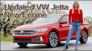 Updated 2022 Volkswagen Jetta Review  Perfect commuter car [upl. by Llahsram]