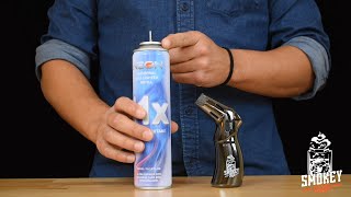 How to Fill Cocktail Smoker Kit Torch with Butane by Smokey Crew [upl. by Hanoy]