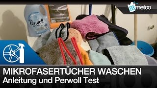 Microfasertücher Polierpads Waschhandschuhe und Trockentücher richtig waschen und trocknenPerwoll [upl. by Hamish131]