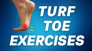 Turf Toe Exercises  Big Toe Sprain Exercises  StepbyStep Rehabilitation [upl. by Eilahs]