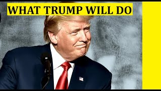 WHAT DONALD TRUMP WILLBDO AS PRESIDENT [upl. by Ronen]