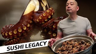 How a Master Sushi Chef Brought His Fathers Octopus Recipe to NYC — Omakase [upl. by Mayyahk256]