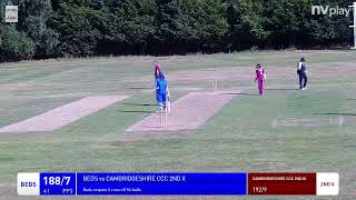 Bedfordshire CCC 2nd XI vs Cambs 2nd XI  East of England Cricket Development 16th August 2024 [upl. by Inaffit]