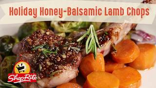 How to Make Holiday Honey Balsamic Lamb Chops [upl. by Ayekim]