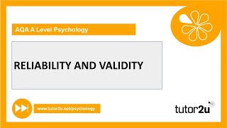 Reliability and Validity Explained  Research Methods  ALevel Psychology [upl. by Barbette50]