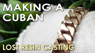 Cuban Link chains  CAD 3D Printing amp Metal Casting using Bluecast X One [upl. by Seraphim262]