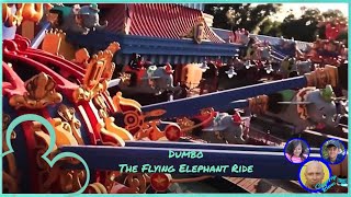 Dumbo The Flying Elephant Ride  POV  4K  Magic Kingdom  Walt Disney World [upl. by Mureil]