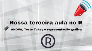 ANOVA teste Tukey e representação gráfica [upl. by Shandra]